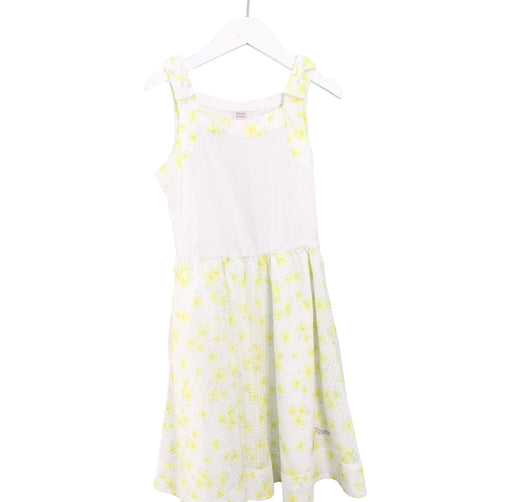 A White Sleeveless Dresses from Mezzo Piano in size 10Y for girl. (Front View)