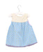 A Blue Sleeveless Dresses from Ragmart in size 18-24M for girl. (Back View)