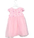 A Pink Short Sleeve Dresses from I Pinco Pallino in size 3T for girl. (Back View)