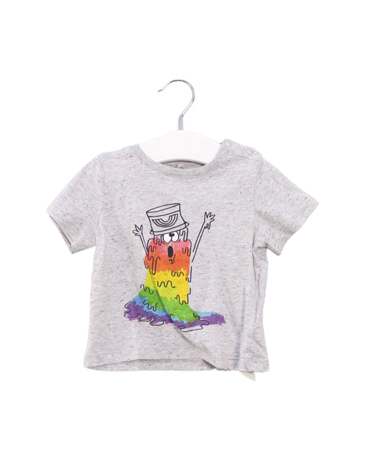 A Grey Short Sleeve T Shirts from Stella McCartney in size 6-12M for boy. (Front View)