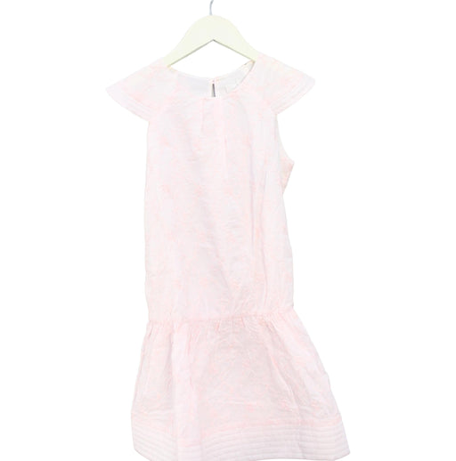 A Pink Short Sleeve Dresses from Cacharel in size 10Y for girl. (Front View)