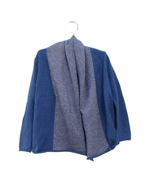 A Blue Cardigans from Excuse My French in size 2T for girl. (Front View)