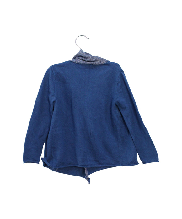 A Blue Cardigans from Excuse My French in size 2T for girl. (Back View)