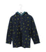 A Navy Zippered Sweatshirts from Petit Bateau in size 6T for boy. (Front View)