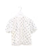 A Ivory Short Sleeve Tops from Velveteen in size 6T for girl. (Front View)