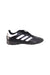 A Black Cleats/Soccer Shoes from Adidas in size 10Y for boy. (Back View)