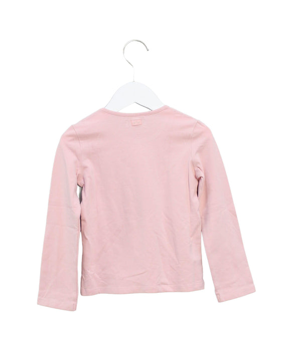 A Pink Long Sleeve Tops from Catimini in size 5T for girl. (Back View)
