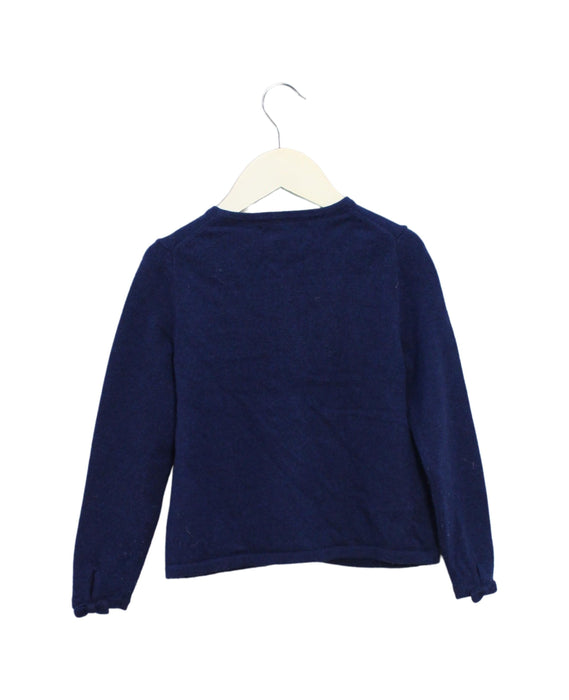 A Navy Cardigans from Polo Ralph Lauren in size 5T for girl. (Back View)