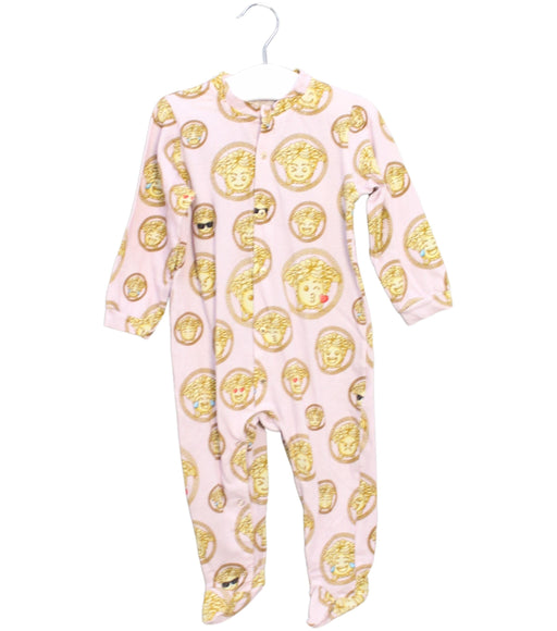 A Purple Onesies from Young Versace in size 6-12M for girl. (Front View)