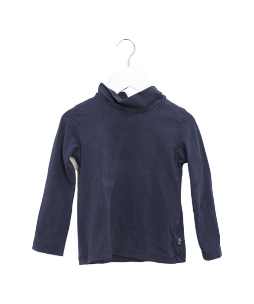 A Navy Long Sleeve Tops from Filou and Friends in size 5T for girl. (Front View)