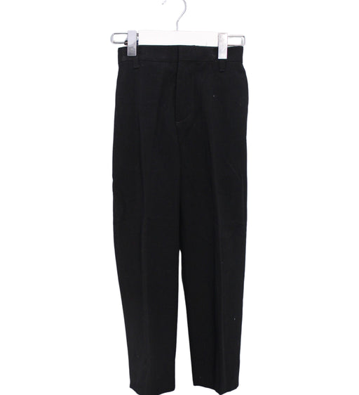 A Black Dress Pants from Calvin Klein in size 7Y for boy. (Front View)
