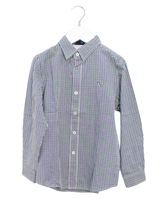 A Blue Shirts from Kingkow in size 5T for boy. (Front View)