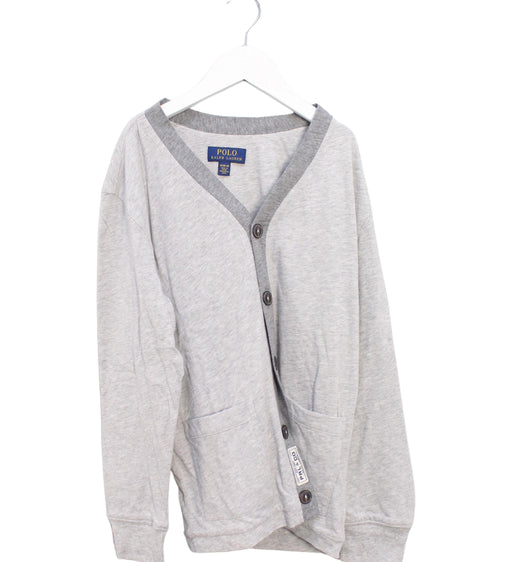 A Grey Cardigans from Polo Ralph Lauren in size 10Y for boy. (Front View)