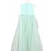 A Green Sleeveless Dresses from Dorian Ho in size 4T for girl. (Back View)
