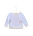 A Blue Crewneck Sweatshirts from The Little White Company in size 3-6M for boy. (Front View)