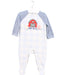 A White Onesies from Mudpie in size 3-6M for boy. (Front View)