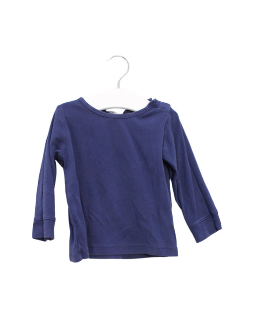 A Blue Long Sleeve T Shirts from Boden in size 12-18M for boy. (Front View)