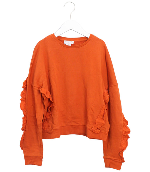 A Orange Crewneck Sweatshirts from Stella McCartney in size 12Y for girl. (Front View)