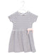 A White Short Sleeve Dresses from Petit Bateau in size 3T for girl. (Front View)