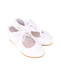 A White Flats from Jacadi in size 3T for girl. (Front View)