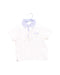 A White Short Sleeve Polos from Gingersnaps in size 6-12M for boy. (Front View)