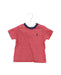 A Red Short Sleeve T Shirts from Ralph Lauren in size 3-6M for boy. (Front View)