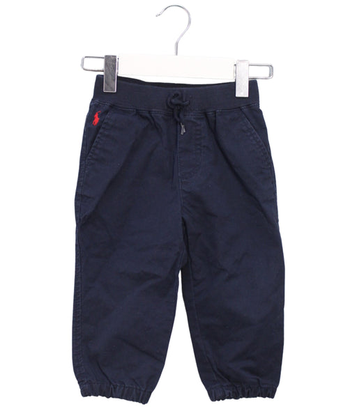 A Navy Casual Pants from Ralph Lauren in size 6-12M for boy. (Front View)