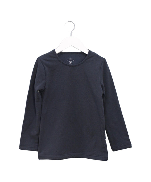 A Grey Long Sleeve Tops from Aigle in size 8Y for girl. (Front View)