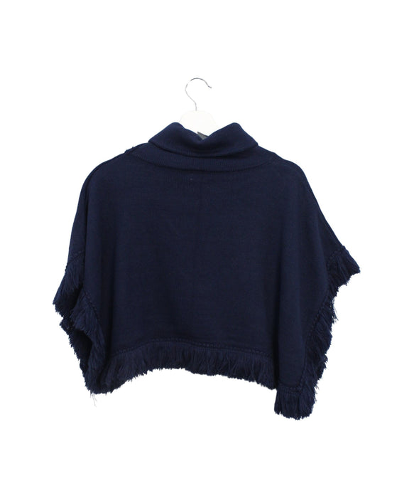 A Navy Capes & Ponchos from Seed in size 5T for girl. (Back View)