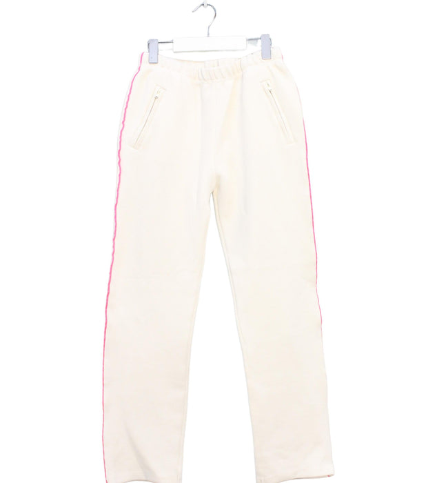 A Ivory Sweatpants from Bonpoint in size 12Y for girl. (Front View)
