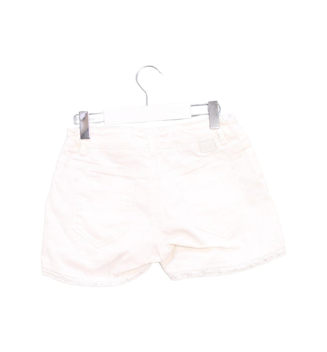 A White Shorts from IKKS in size 10Y for girl. (Back View)