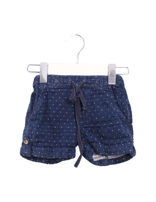 A Navy Shorts from Copenhagen Delights in size 3-6M for boy. (Front View)