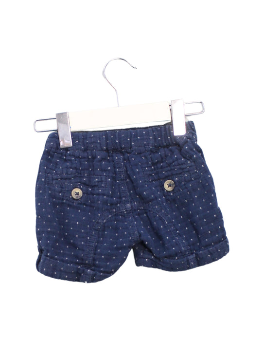 A Navy Shorts from Copenhagen Delights in size 3-6M for boy. (Back View)