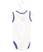 A White Sleeveless Bodysuits from Boden in size 3-6M for boy. (Back View)