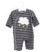 A Navy Long Sleeve Jumpsuits from Mides in size 3-6M for boy. (Front View)