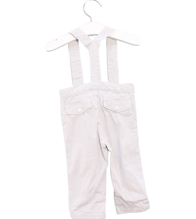 A Blue Long Overalls from Jacadi in size 6-12M for boy. (Back View)