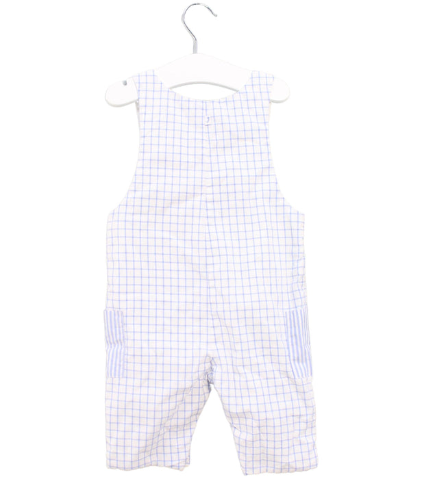 A Blue Sleeveless Jumpsuits from Jacadi in size 3-6M for boy. (Back View)