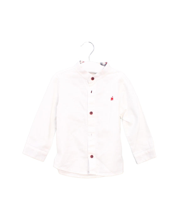 A White Shirts from Paz Rodriguez in size 12-18M for boy. (Front View)