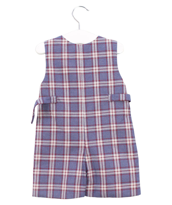 A Blue Sleeveless Rompers from Pepa & Co. in size 6-12M for boy. (Back View)