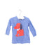 A Blue Long Sleeve Tops from Seed in size 6-12M for boy. (Front View)