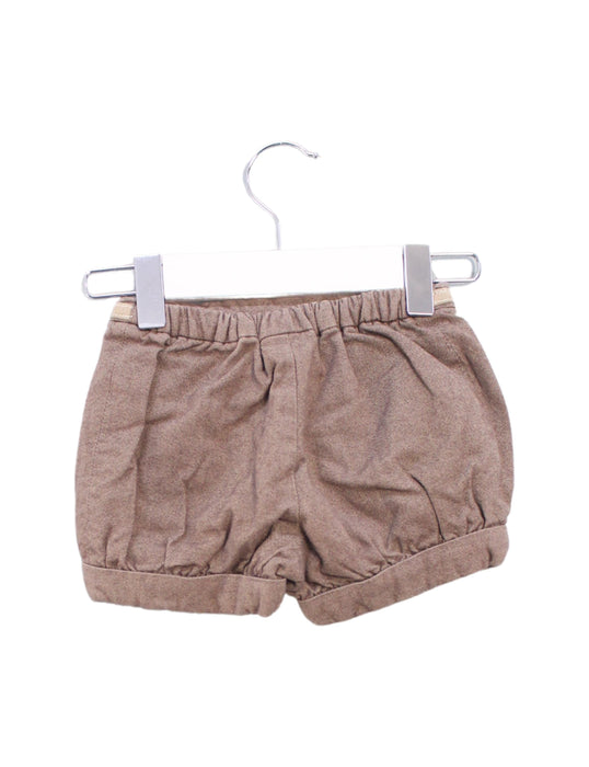 A Brown Shorts from Jacadi in size 6-12M for boy. (Back View)