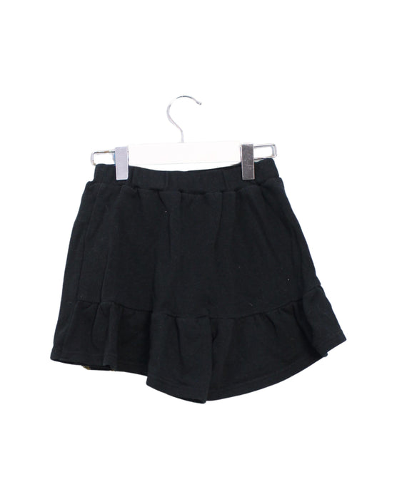 A Black Skorts from Hysteric Mini in size 7Y for girl. (Back View)