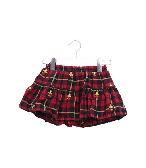 A Red Short Skirts from Hysteric Mini in size 2T for girl. (Front View)
