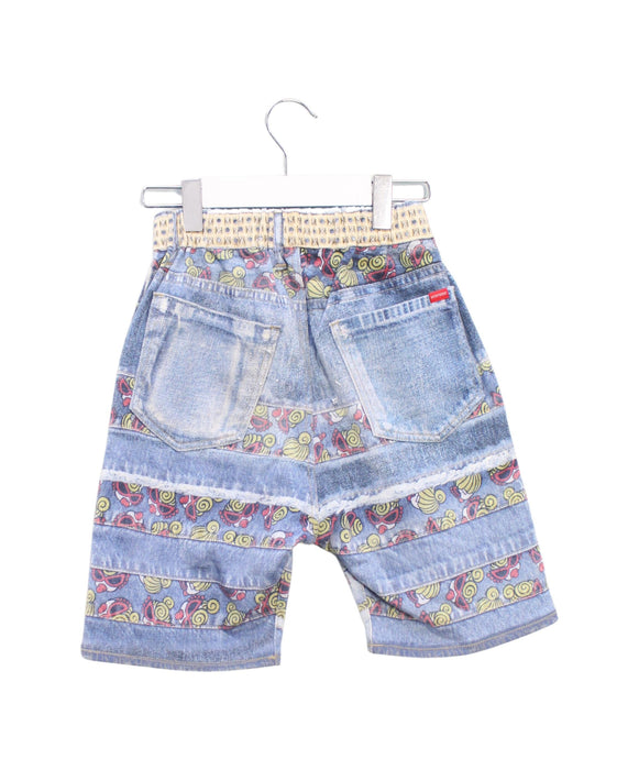 A Blue Shorts from Hysteric Mini in size 5T for girl. (Back View)