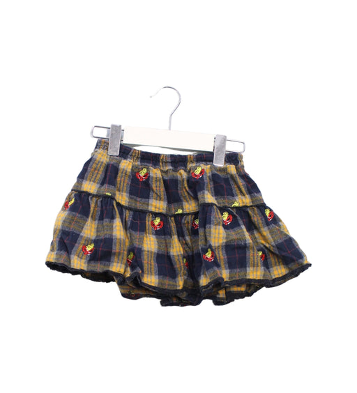 A Navy Skorts from Hysteric Mini in size 4T for girl. (Front View)