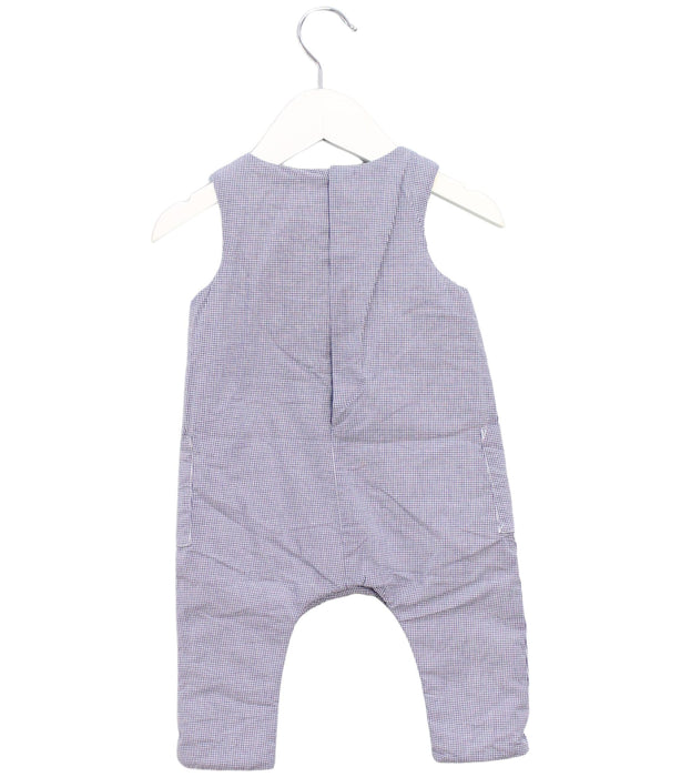 A Navy Jumpsuits from Jacadi in size 3-6M for boy. (Back View)