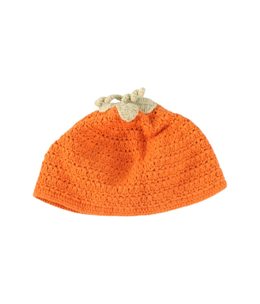 A Orange Beanies from Janie & Jack in size 6-12M for neutral. (Front View)