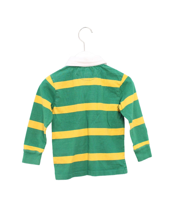 A Green Long Sleeve Polos from Polo Ralph Lauren in size 2T for boy. (Back View)