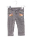 A Grey Jeans from La Compagnie des Petits in size 6-12M for girl. (Front View)