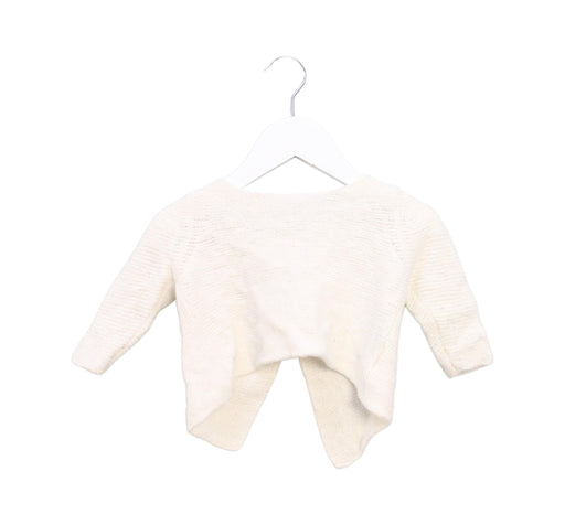 A Ivory Cardigans from Bout'Chou in size 3-6M for girl. (Front View)